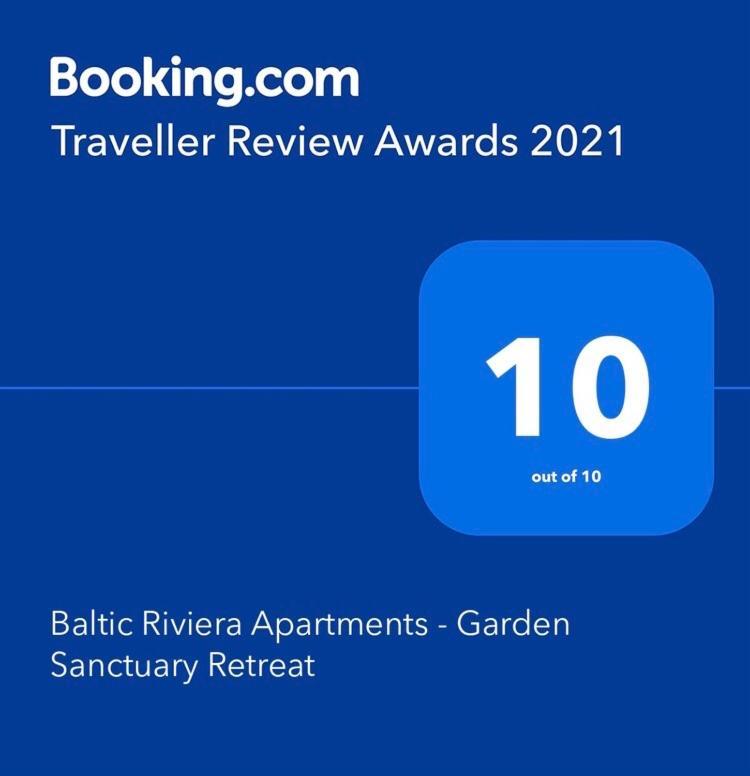 Baltic Riviera Apartments - Garden Sanctuary Retreat Gdansk Bagian luar foto